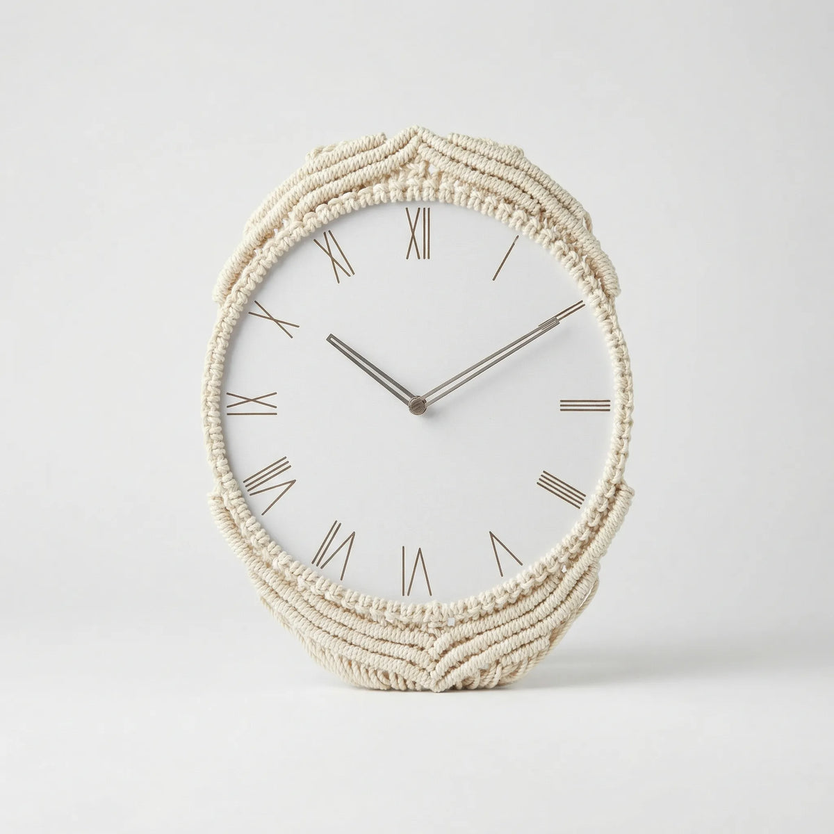 Wanduhr Mit Knüpfdetails - BohemaClock