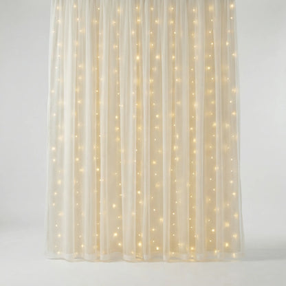 Warm Wit LED-Lichtgordijn Voor Binnen En Buiten - Glowdrop