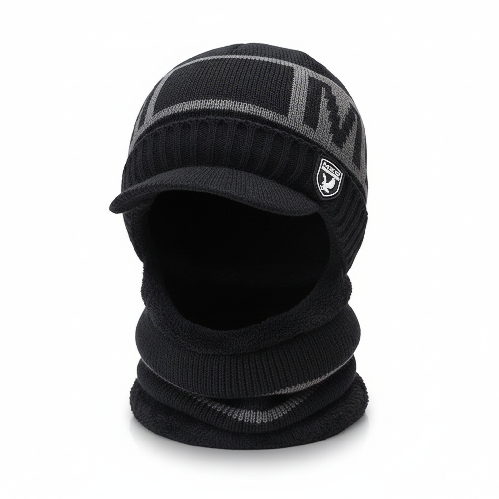 Wärmende Mütze Mit Gesichtsschutz - WinterCap