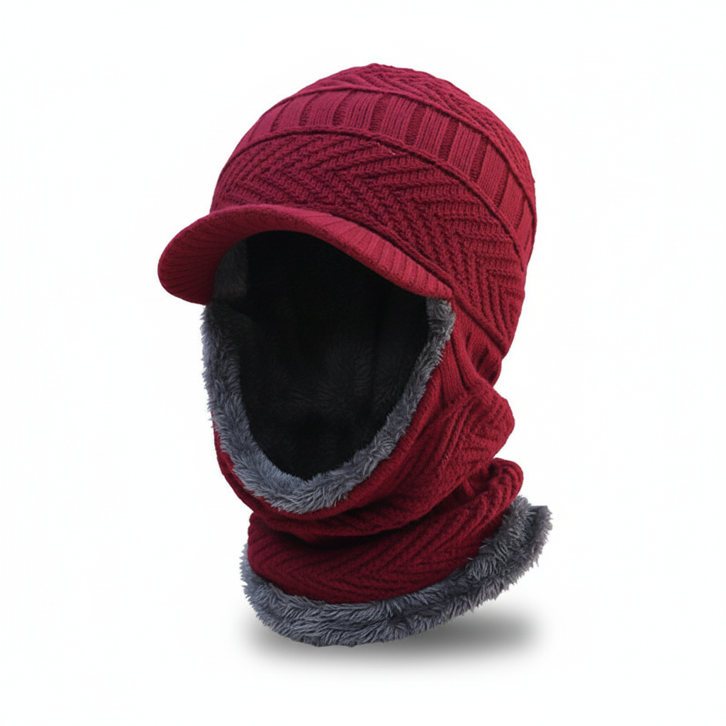Wärmende Mütze Mit Gesichtsschutz - WinterCap