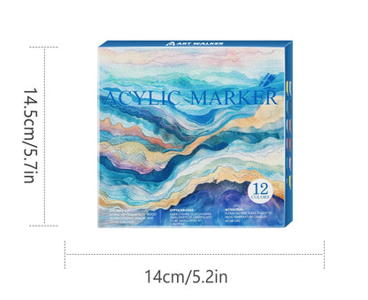 Wasserbasierte Acrylmarker Mit Weicher Spitze - Tintaro