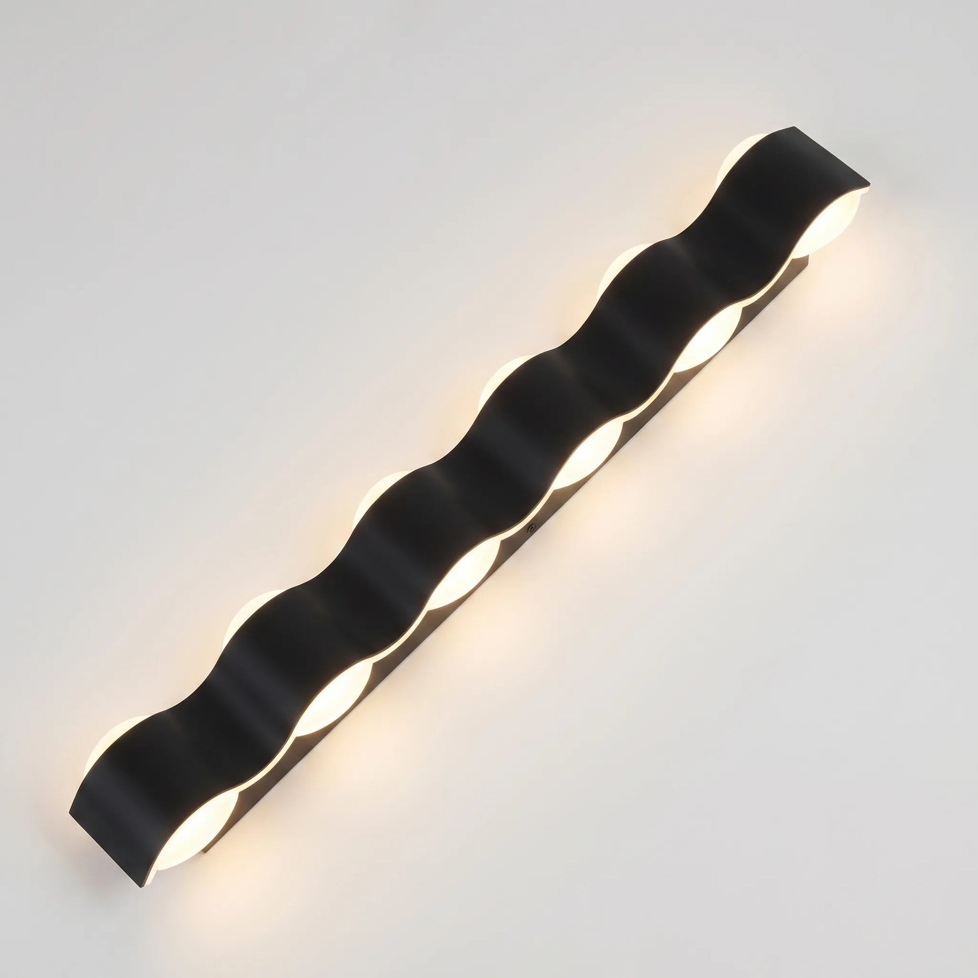 Wave-Shaped Outdoor LED Wall Lamp -  Wavecrest