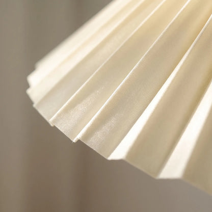 Wavy-Base Pleated Shade Table Lamp -  Waverly