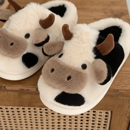 Weiche Plüschpantoffel - CuddleCow