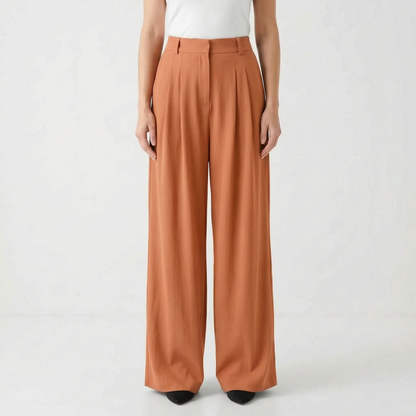 Weite Hose Mit Hohem Bund - Elovia