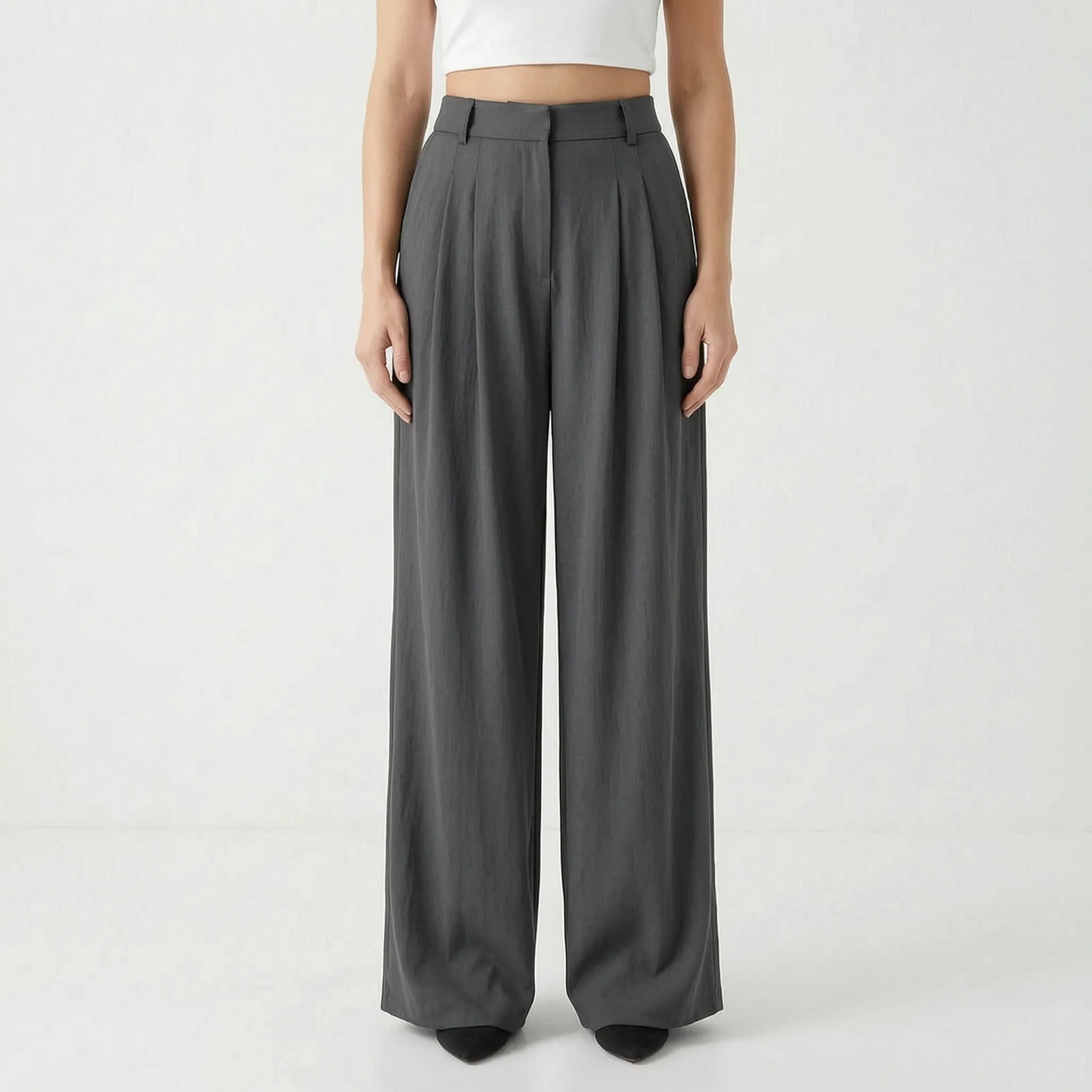 Weite Hose Mit Hohem Bund - Elovia