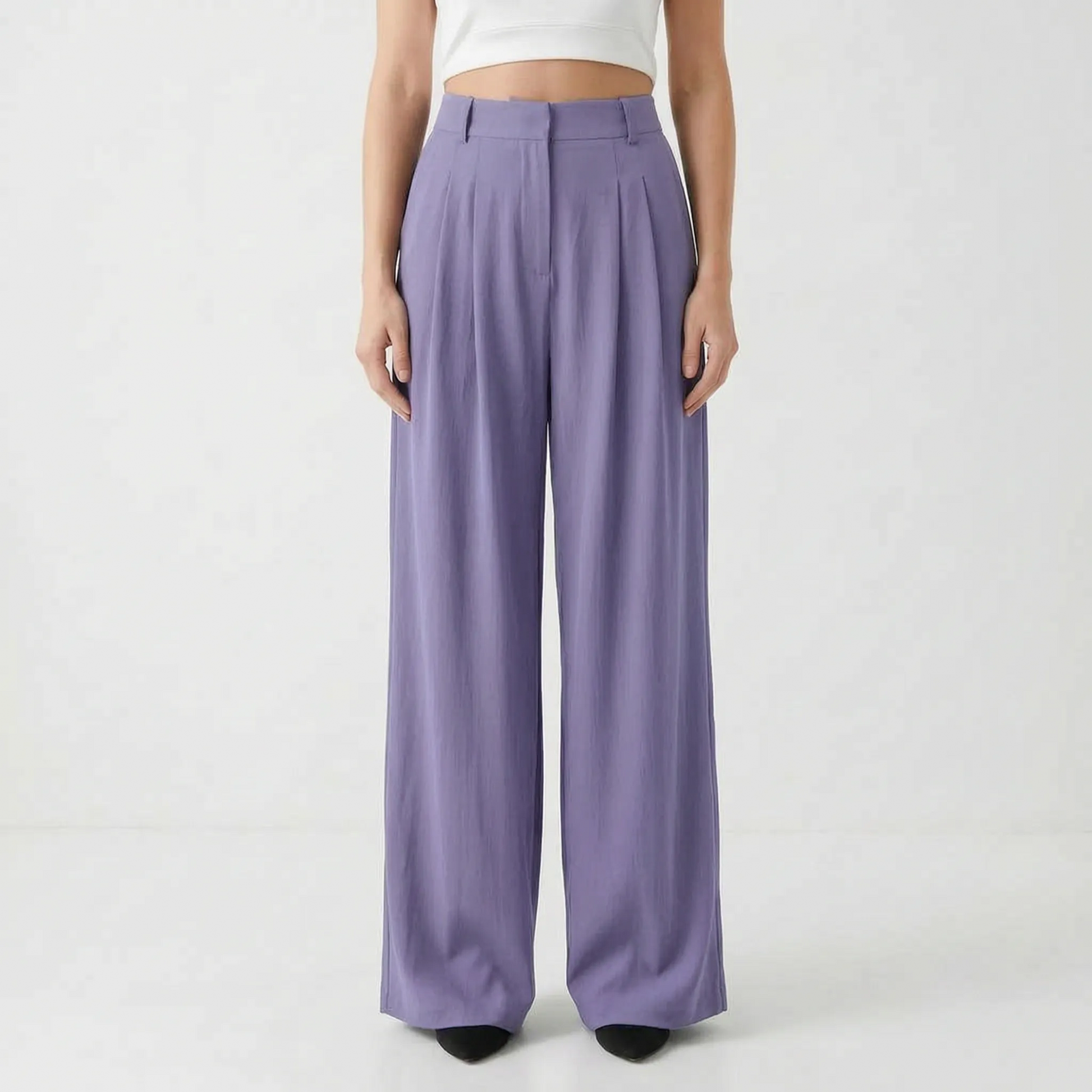 Weite Hose Mit Hohem Bund - Elovia