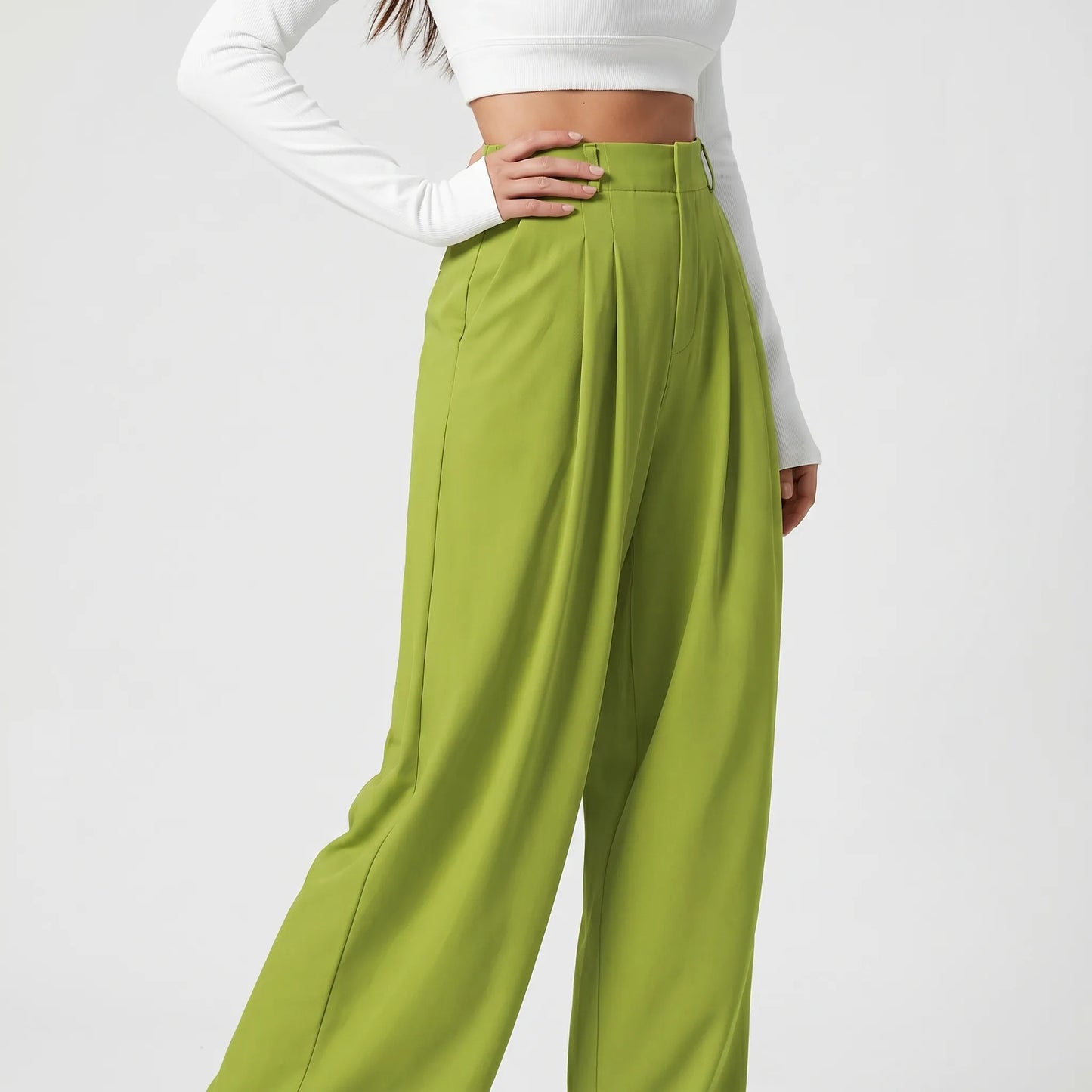 Weite Hose Mit Hohem Bund - Elovia