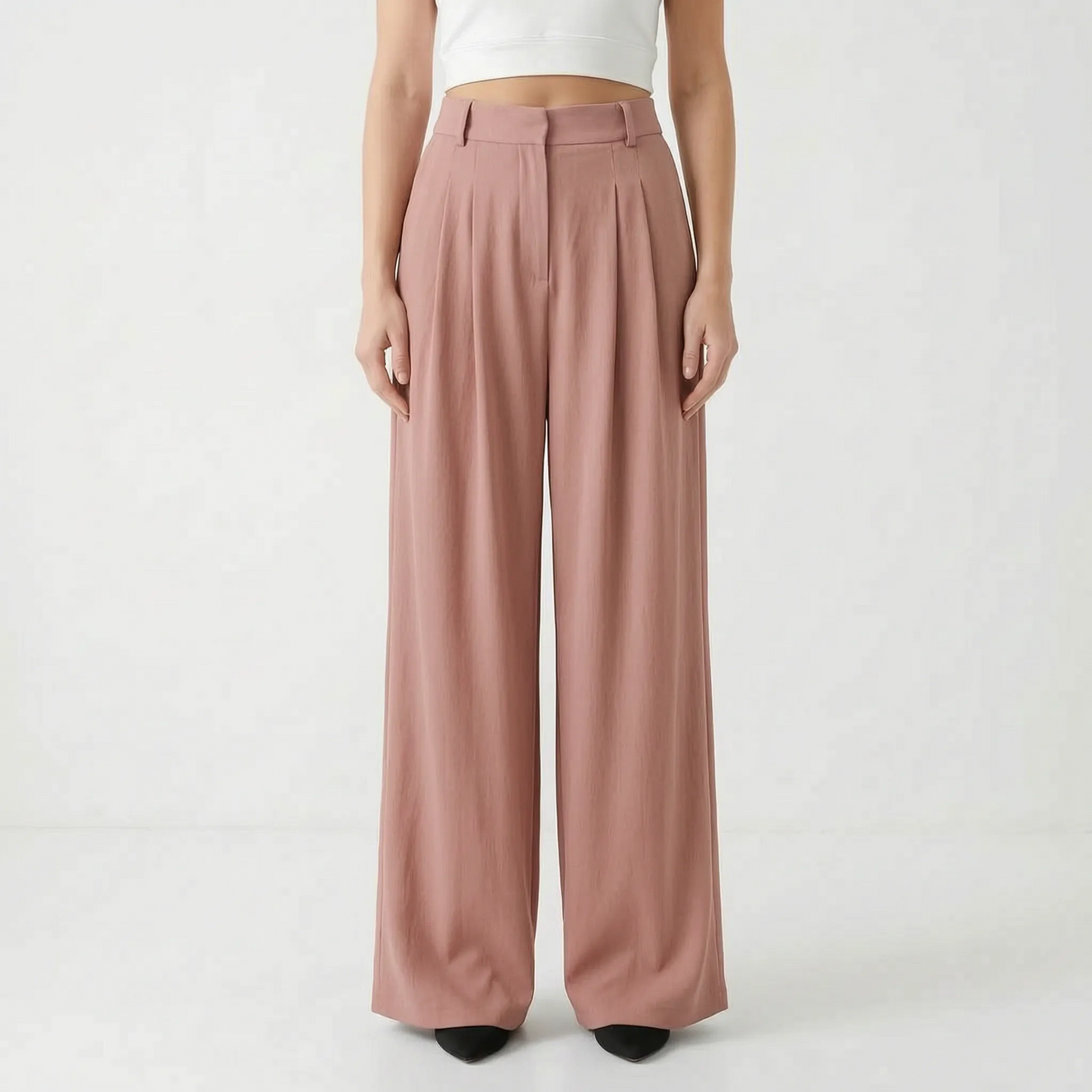 Weite Hose Mit Hohem Bund - Elovia