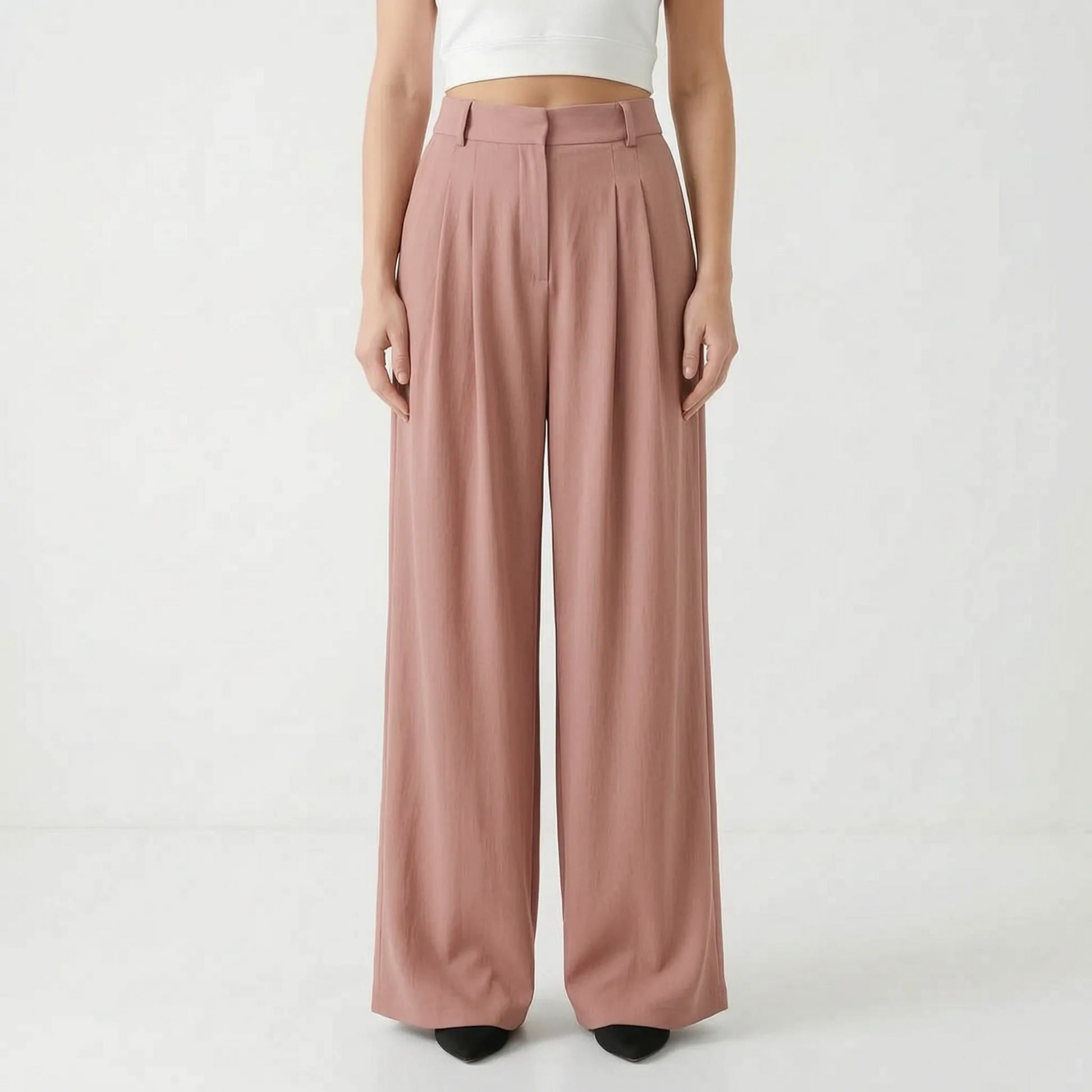 Weite Hose Mit Hohem Bund - Elovia
