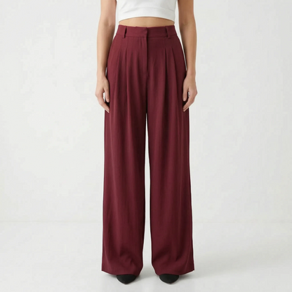 Weite Hose Mit Hohem Bund - Elovia