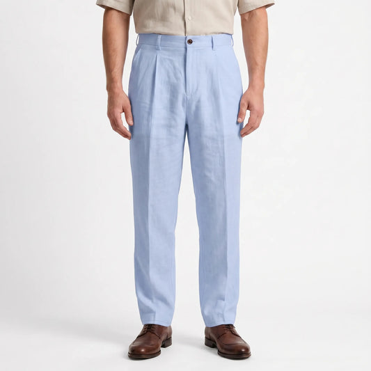 Weite Stoffhose Mit Geradem Bein -  Brent