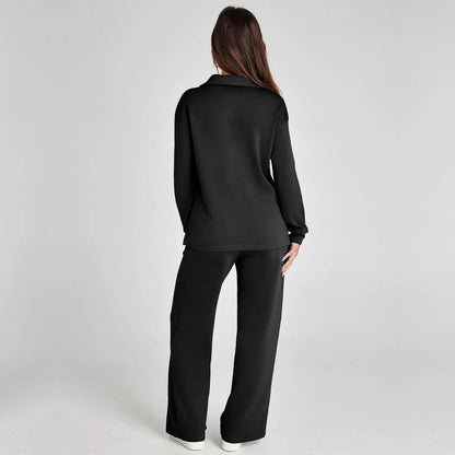 Weites Loungewear-Set Mit Weitem Bein - Joleen