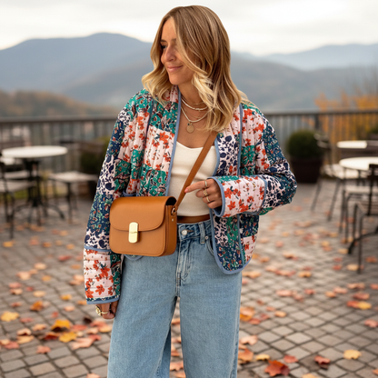 Wendbare Patchwork-Jacke - Theresa