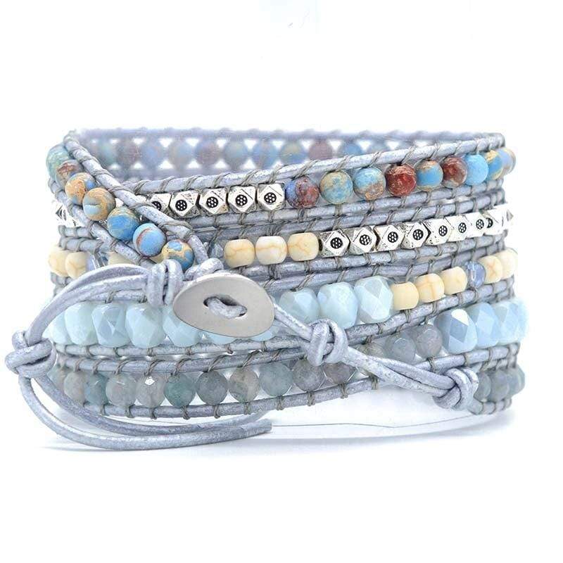 Wickelarmband Mit Edelsteinen - AurinaWrap 