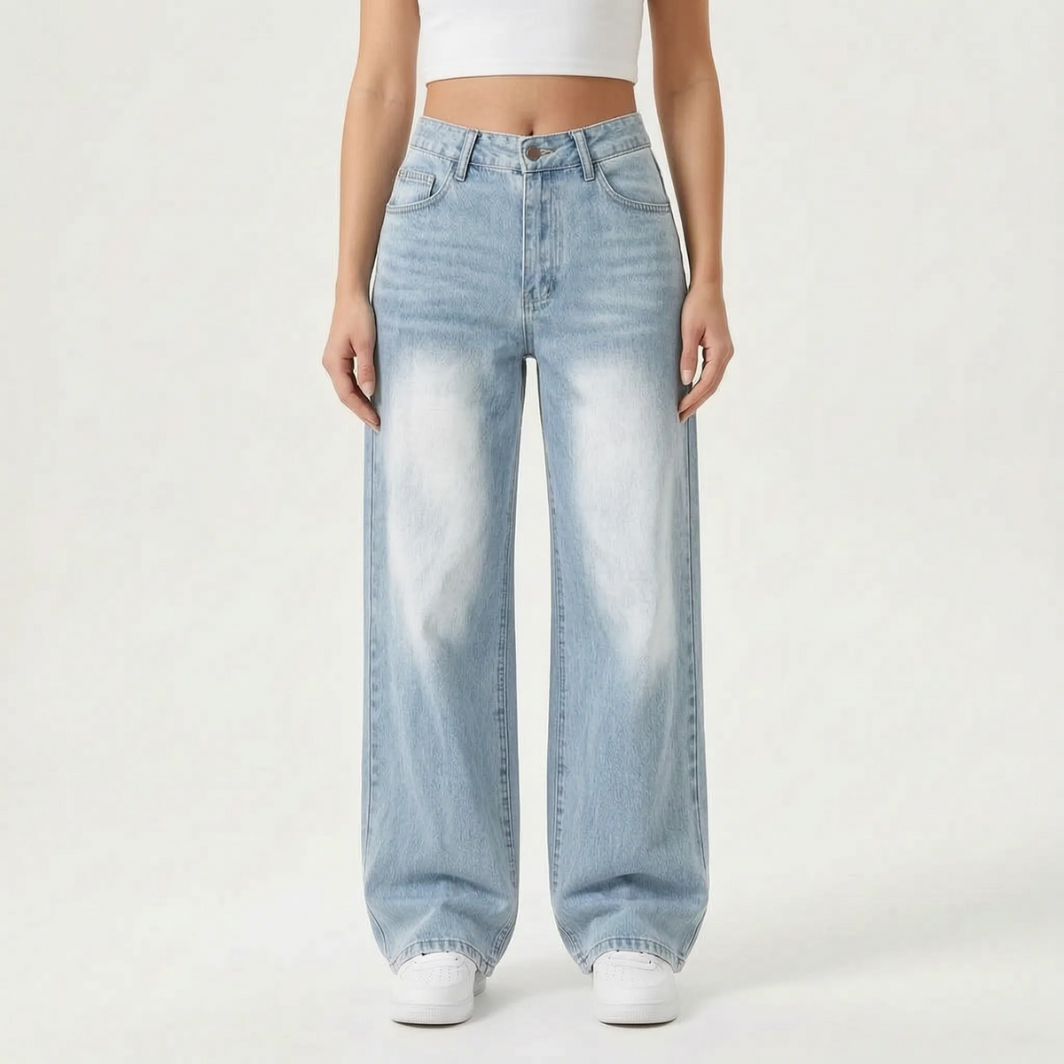 Wide Leg Jeans High Waist -  Ethel