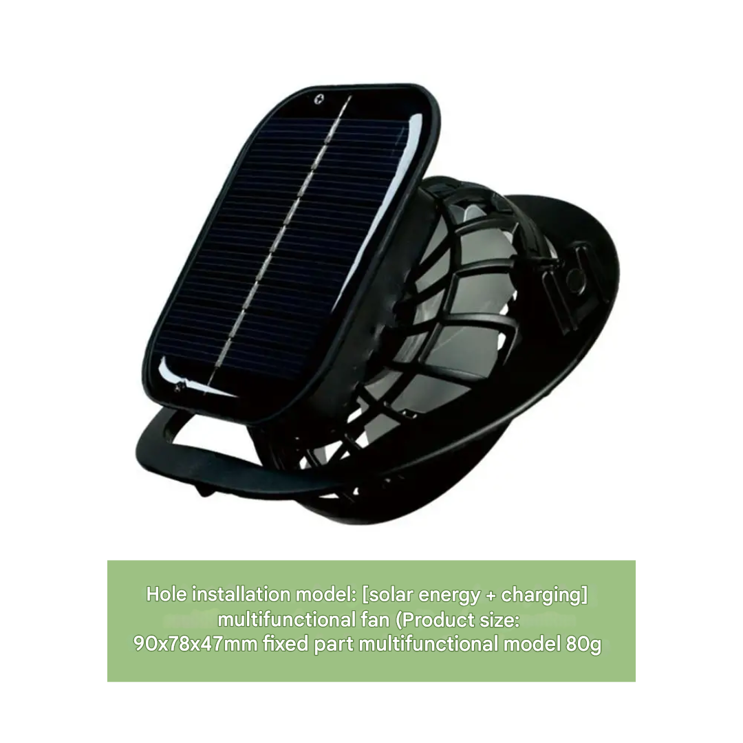 Sonnenschirmkappe für den Außenbereich mit eingebautem Ventilator – Sunbreeze