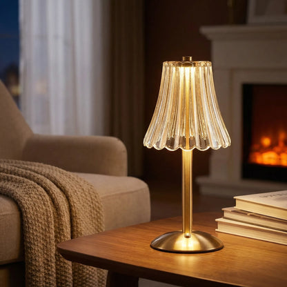 Wireless Retro Crystal Table Lamp -  Lumivelle