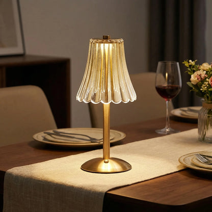 Wireless Retro Crystal Table Lamp -  Lumivelle