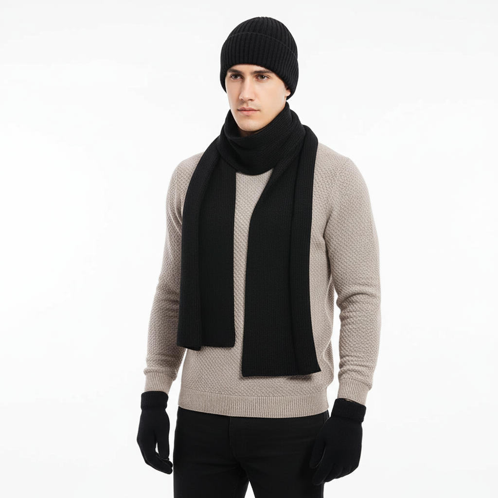 Wollige Mütze Und Handschuhe - ChillGuard