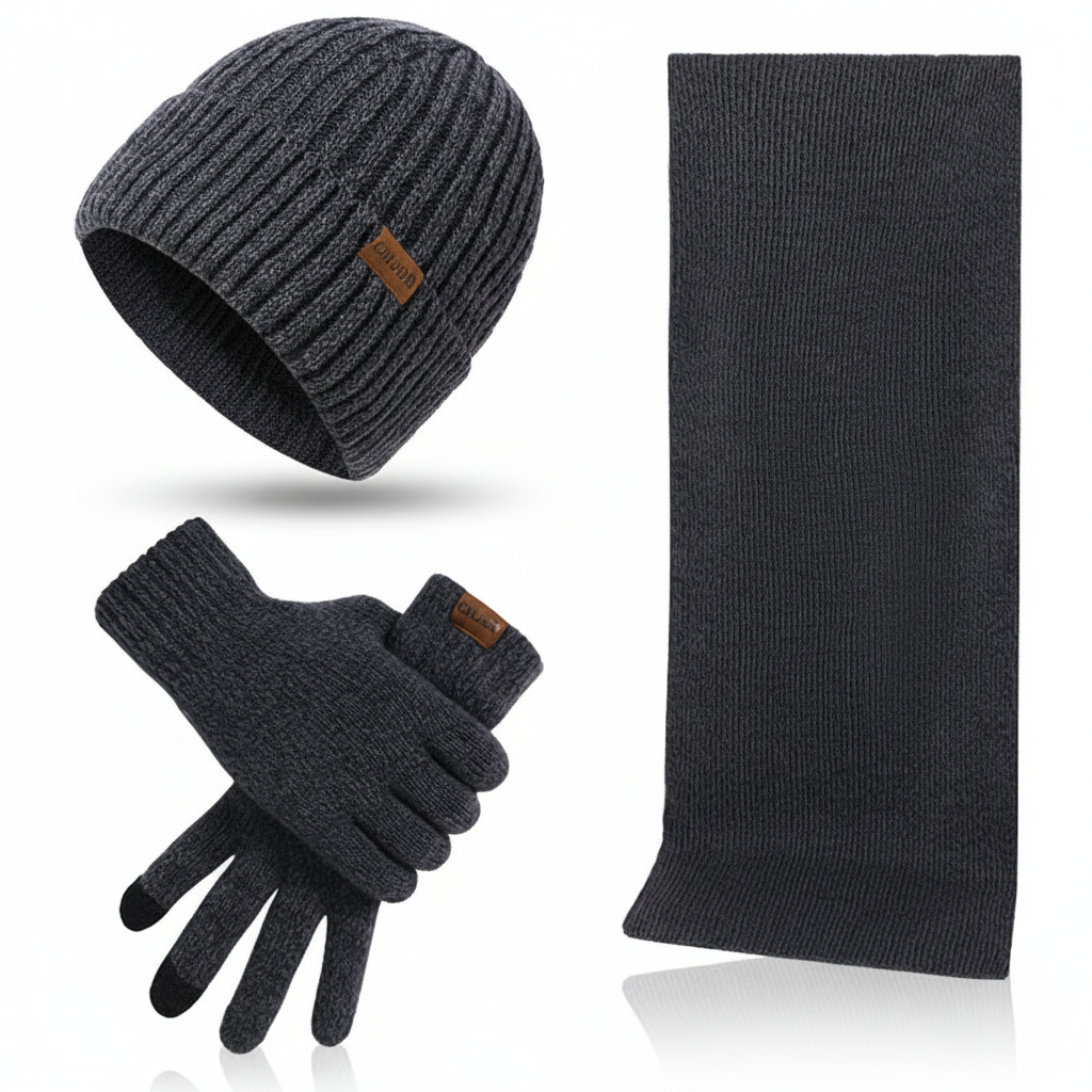 Wollige Mütze Und Handschuhe - ChillGuard