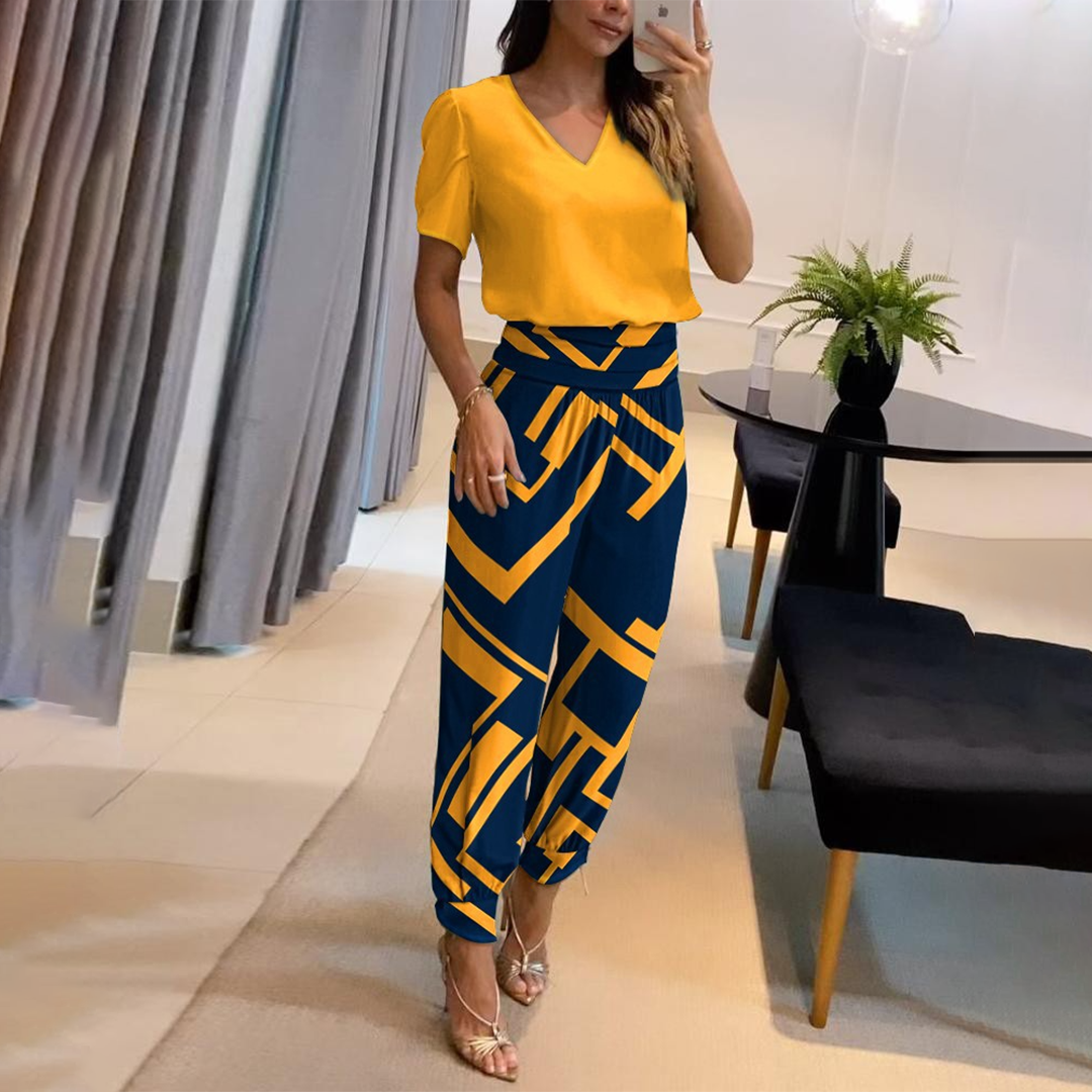 Stylischer Bedruckter Jumpsuit - Nova