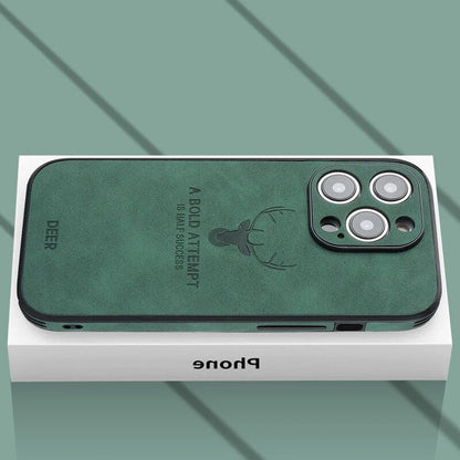 Luxe Hirschleder iPhone Hülle - Veltro