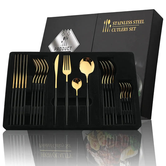24-teiliges RVS Besteckset – Aurinox