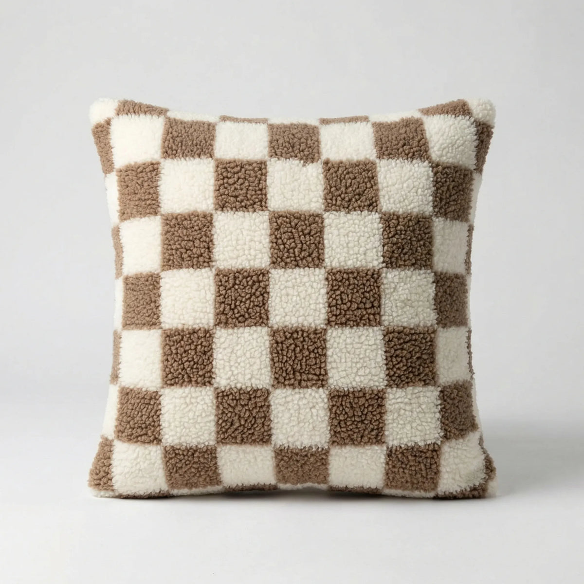 Zachte Kussenhoes Met Dambordpatroon - Squarelo