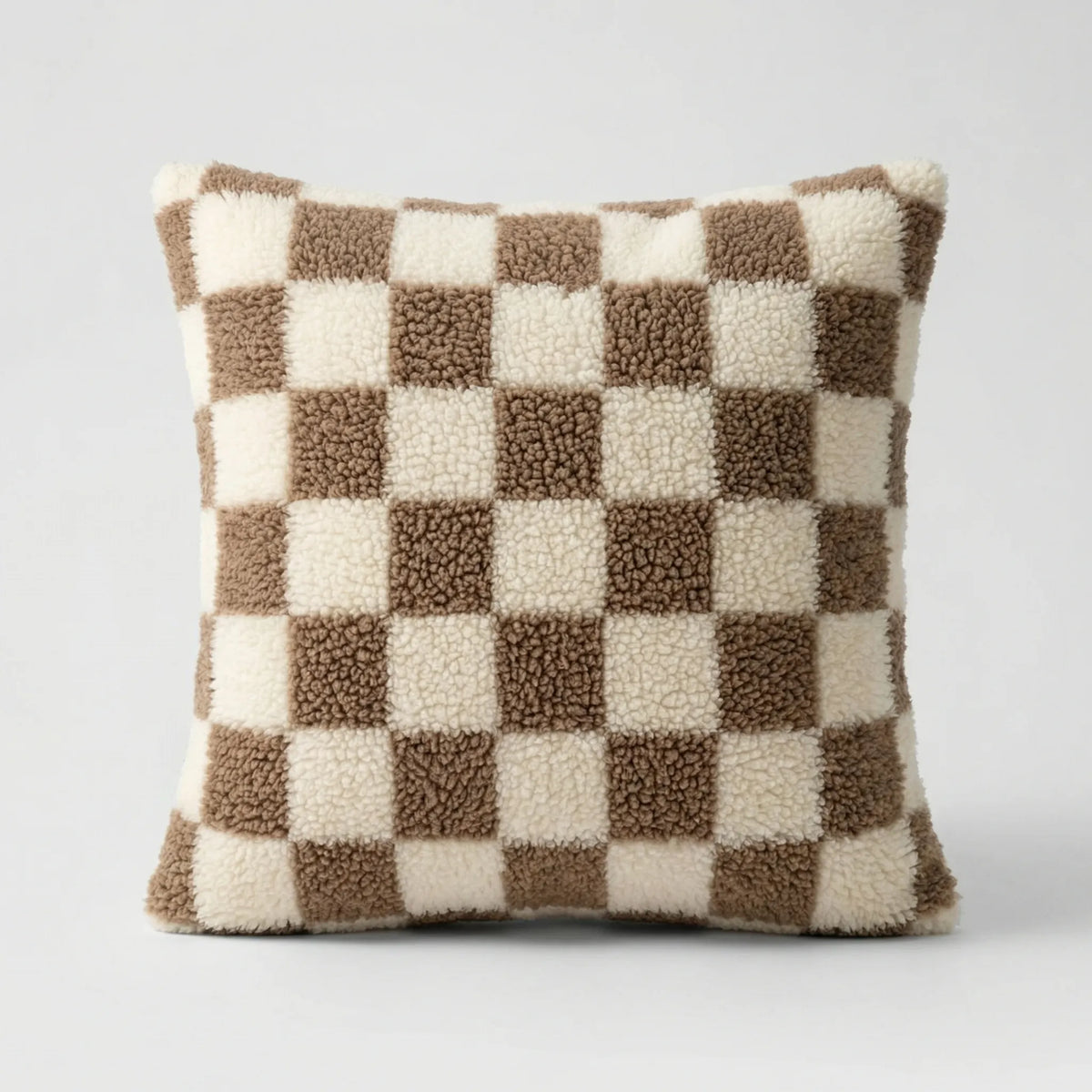Zachte Kussenhoes Met Dambordpatroon - Squarelo