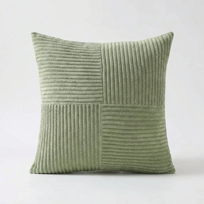 Zachte Kussenhoes Met Ribbelmotief - Cordivo