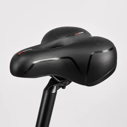 Ergonomic Comfort Bike Seat with Cutout - 2 in Thick Foam, Waterproof PU Leather 14