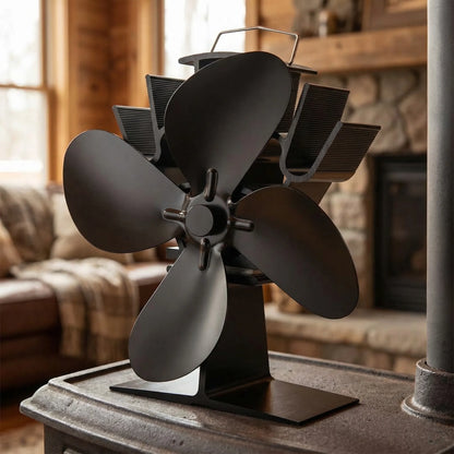 Zelfaangedreven Kachelventilator Met 4 Bladen - Thermofan