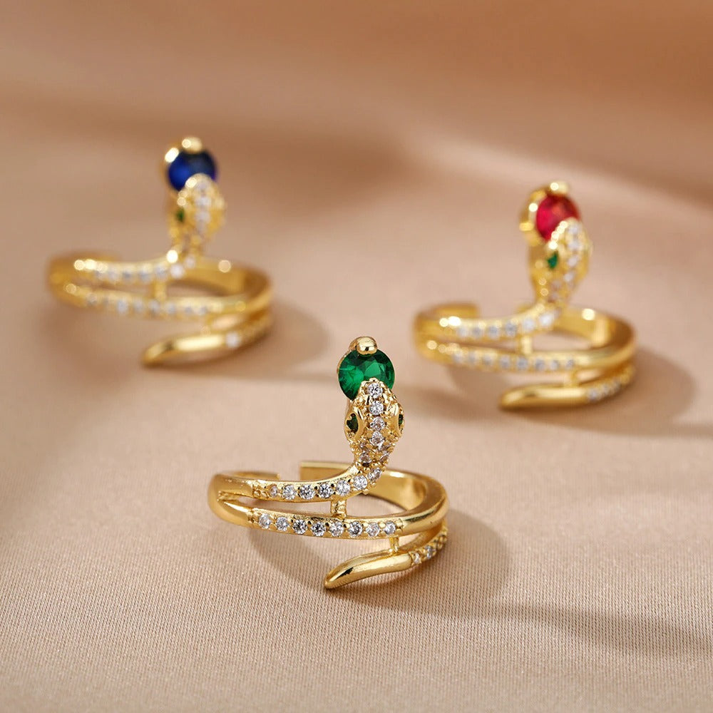 Zirkon Besetzter Ring - SerpentStyle 