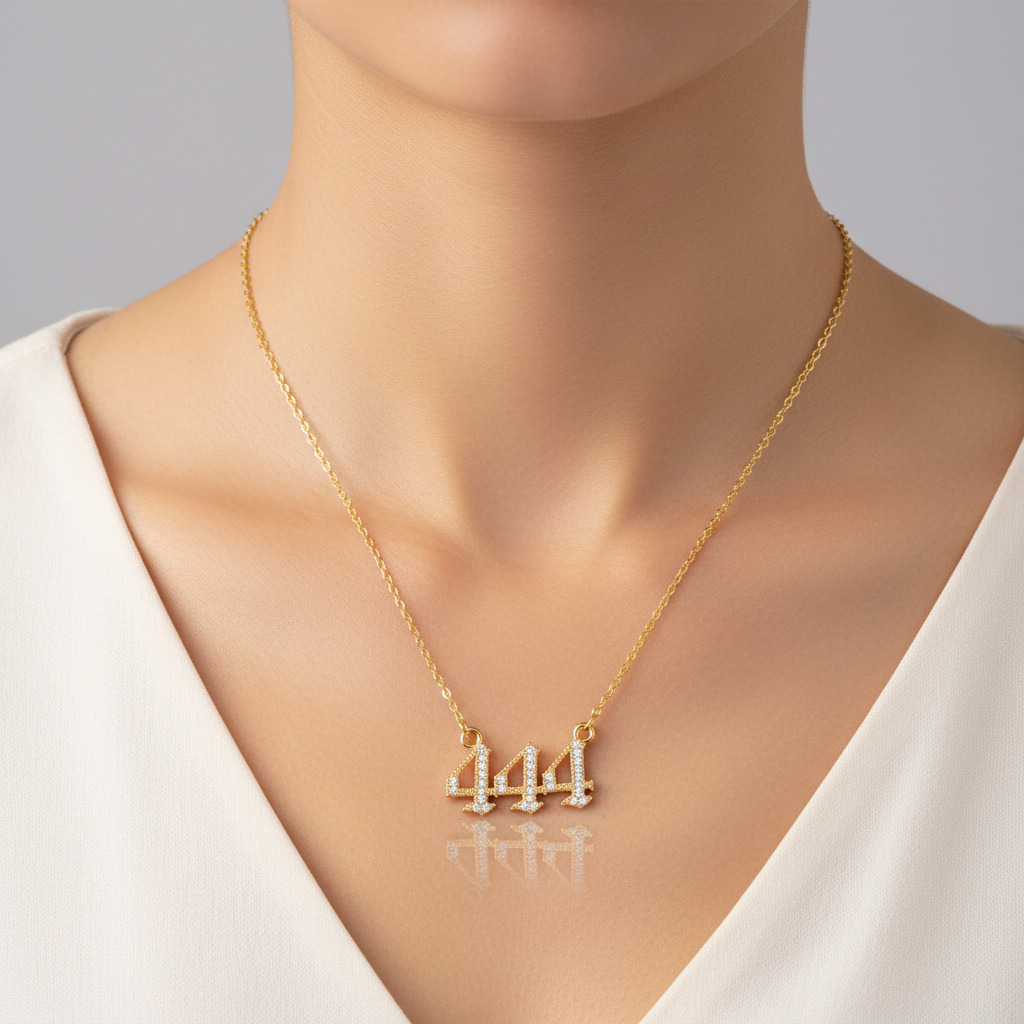 Zirkonia-Halskette - AngelNumbersNecklace 