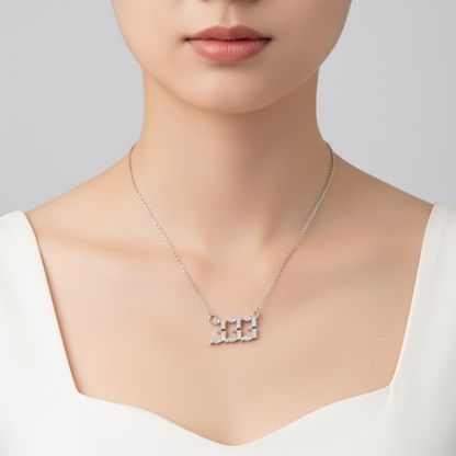 Zirkonia-Halskette - AngelNumbersNecklace 