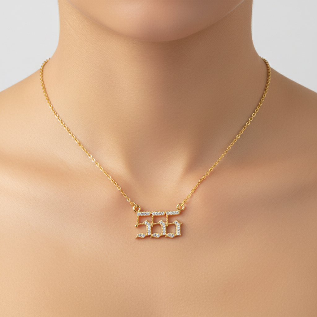 Zirkonia-Halskette - AngelNumbersNecklace 