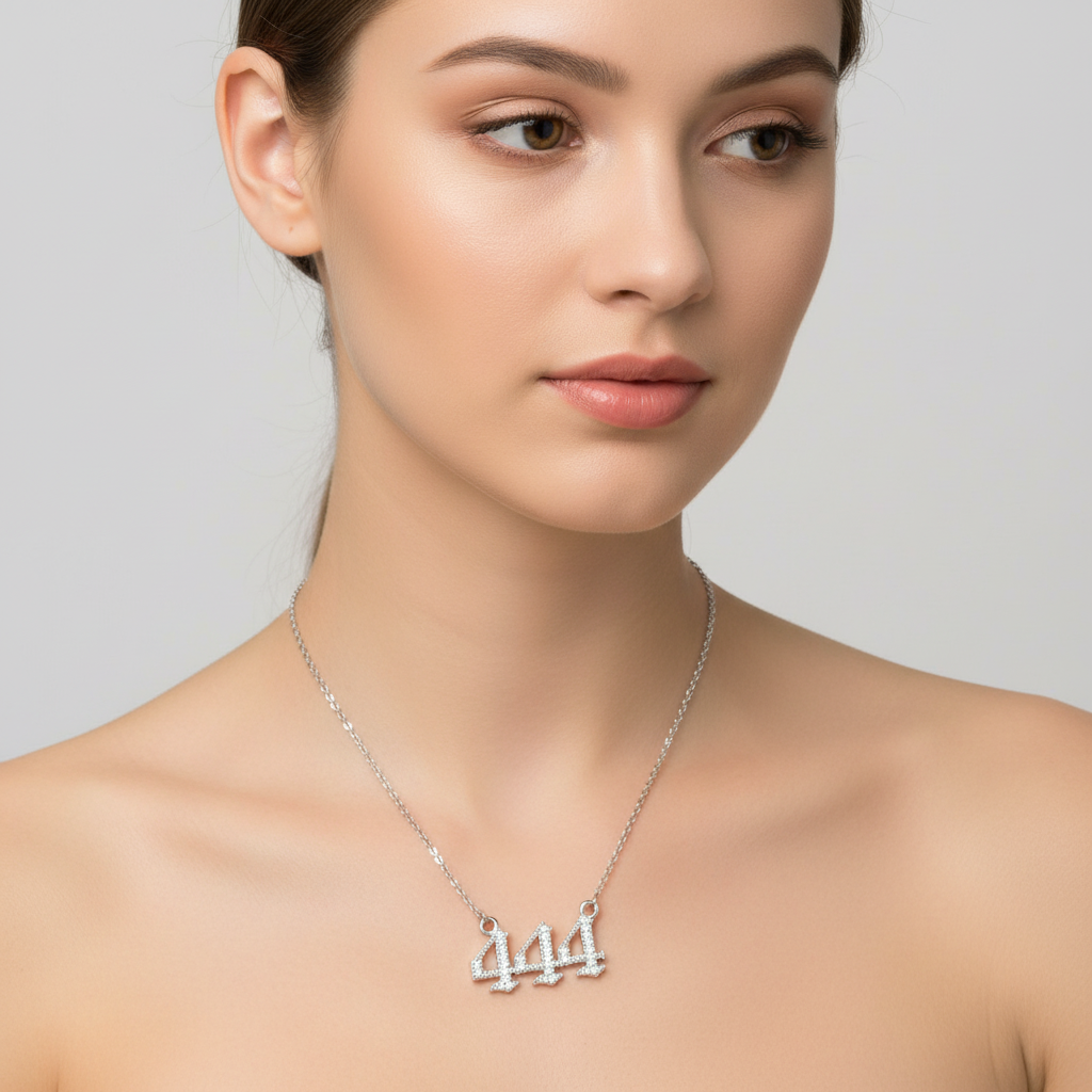 Zirkonia-Halskette - AngelNumbersNecklace 