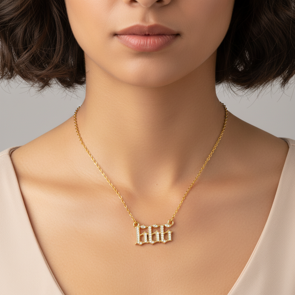 Zirkonia-Halskette - AngelNumbersNecklace 
