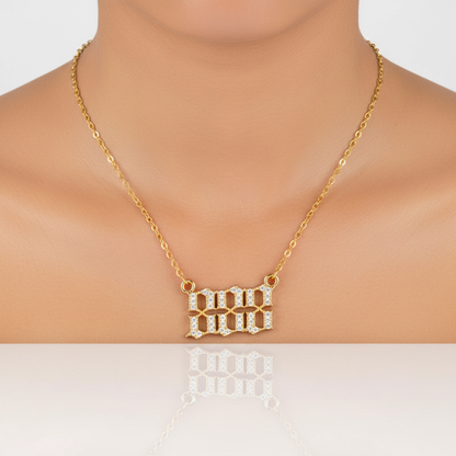 Zirkonia-Halskette - AngelNumbersNecklace 