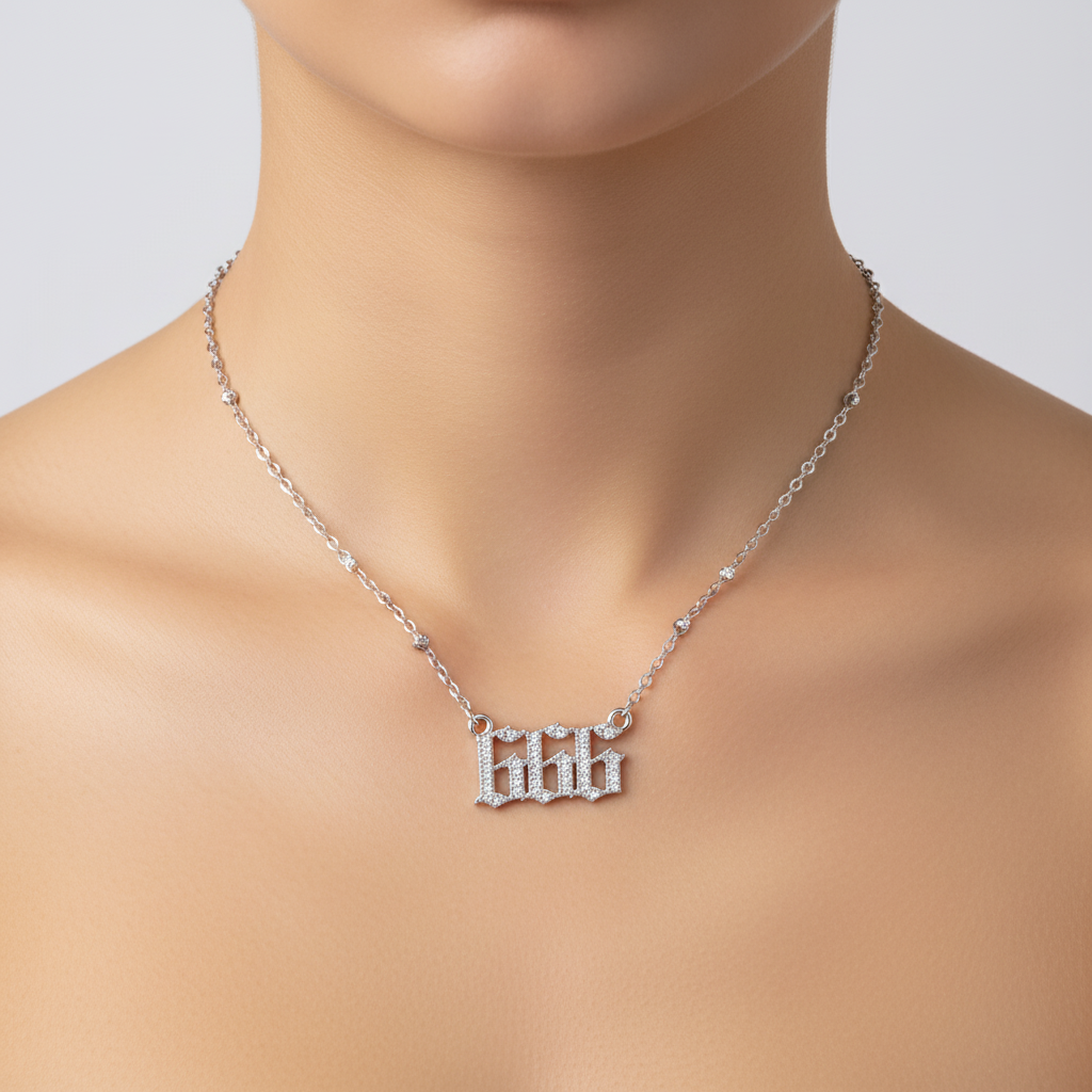 Zirkonia-Halskette - AngelNumbersNecklace 