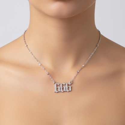 Zirkonia-Halskette - AngelNumbersNecklace 