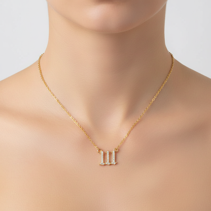 Zirkonia-Halskette - AngelNumbersNecklace 