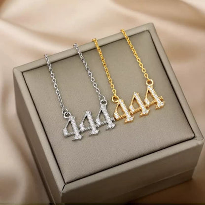 Zirkonia-Halskette - AngelNumbersNecklace 