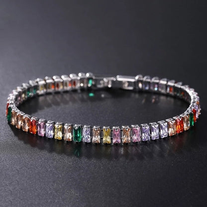 Zirkonia Kettenarmband - DivaLink 