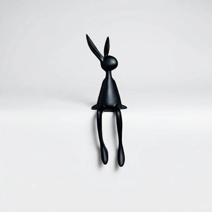 Zittend Konijnfiguur In Minimalistisch Ontwerp - Lapelo