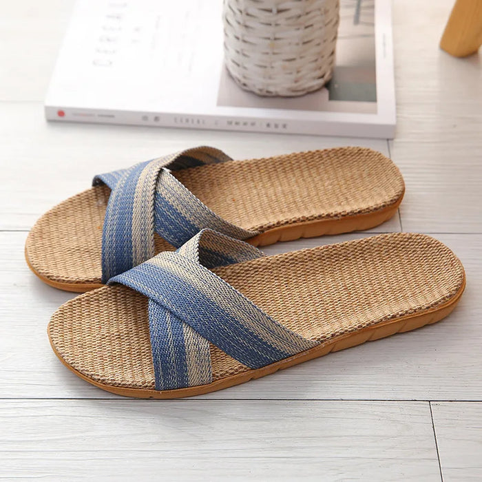 Sieben halbformelle Leinen-Slipper für Herren – Atlas