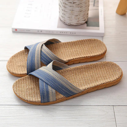Sieben halbformelle Leinen-Slipper für Herren – Atlas