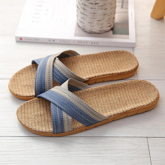 Sieben halbformelle Leinen-Slipper für Herren – Atlas