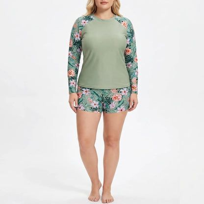Zweiteiliger Bikini Damen In Großen Größen Mit Shorts - Geraldine